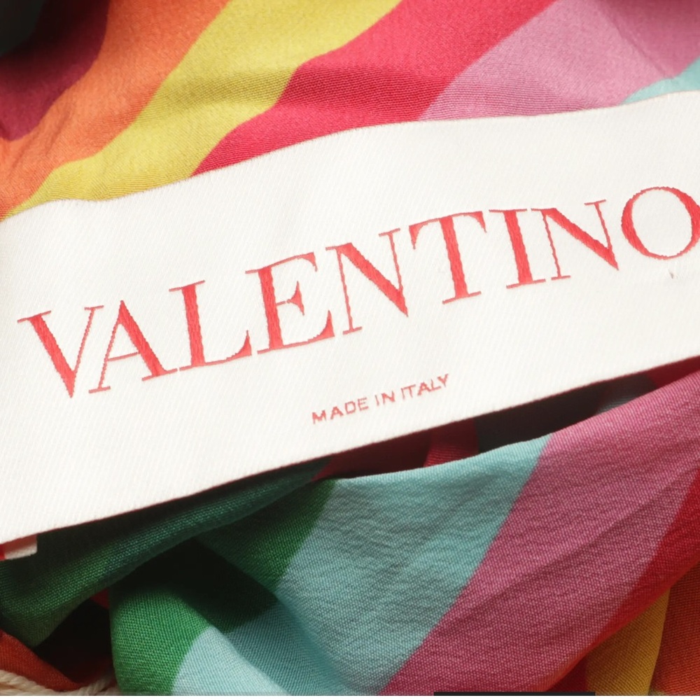Valentino Rainbow Chevron Dress - Picture 11 of 11